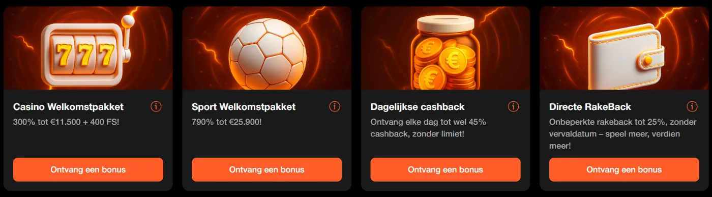 Betoranje Casino Welkomstbonus